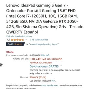 oferta de portátil gama media