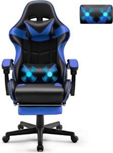 Silla Gaming más vendida en Amazon: Soontrans Silla Gaming con Masajeador