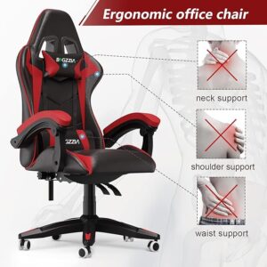 bigzzia Silla Gaming giratoria ergonomica