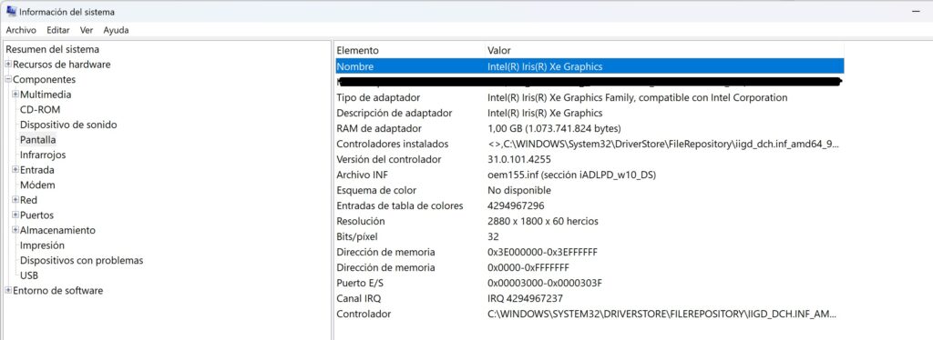 que tarjeta grafica tengo