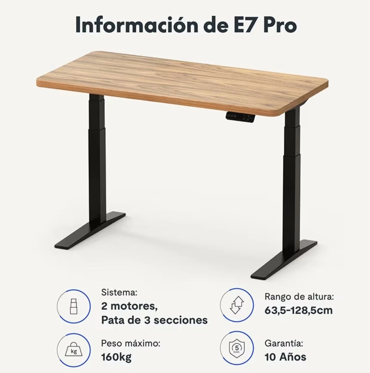 mesa elevable flexispot e7 pro