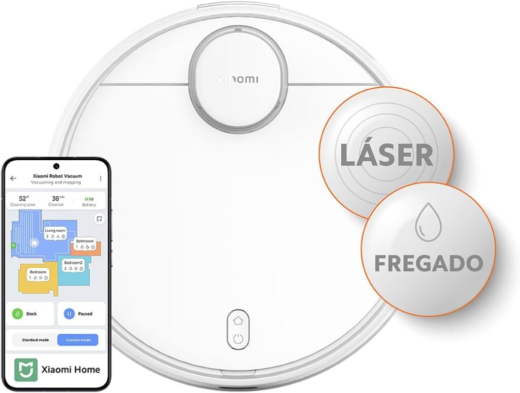 xiaomi vacum s12 robot aspirador mas vendido Amazon